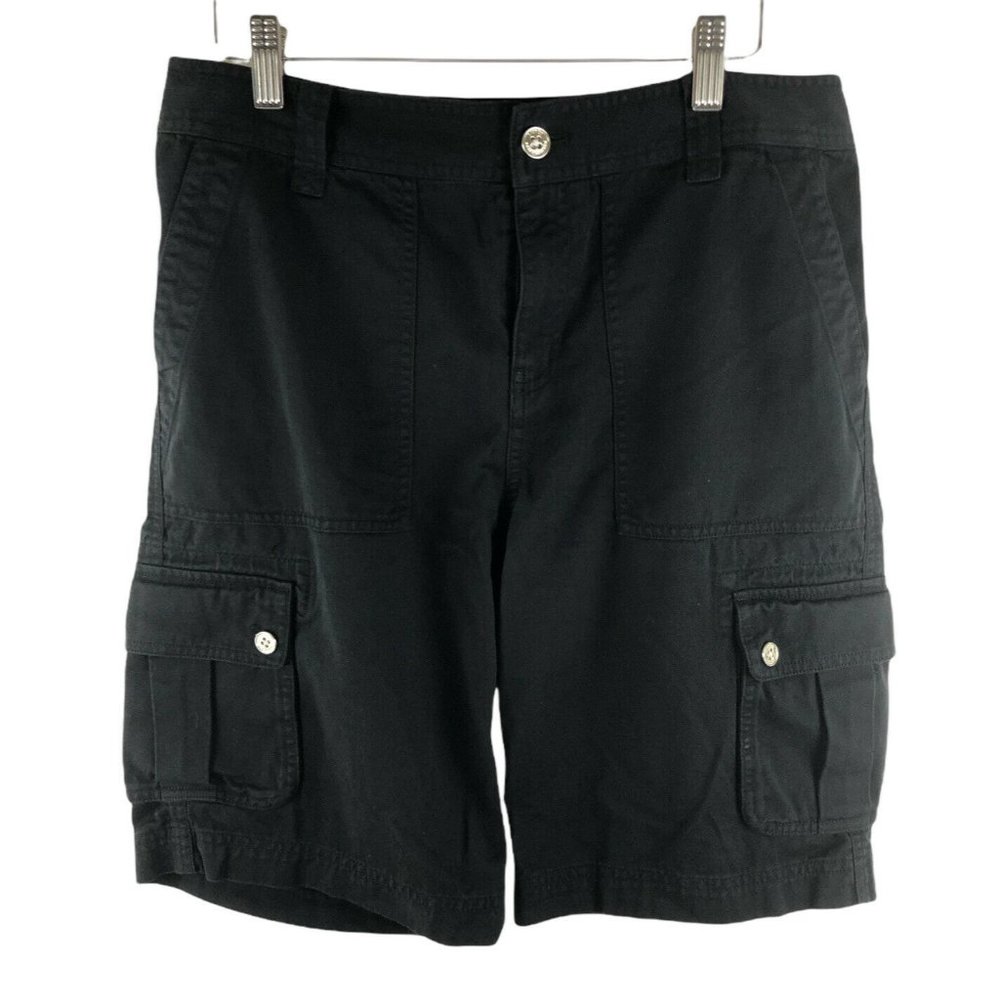 Lauren Ralph Lauren Sz 6 Black Cargo Shorts